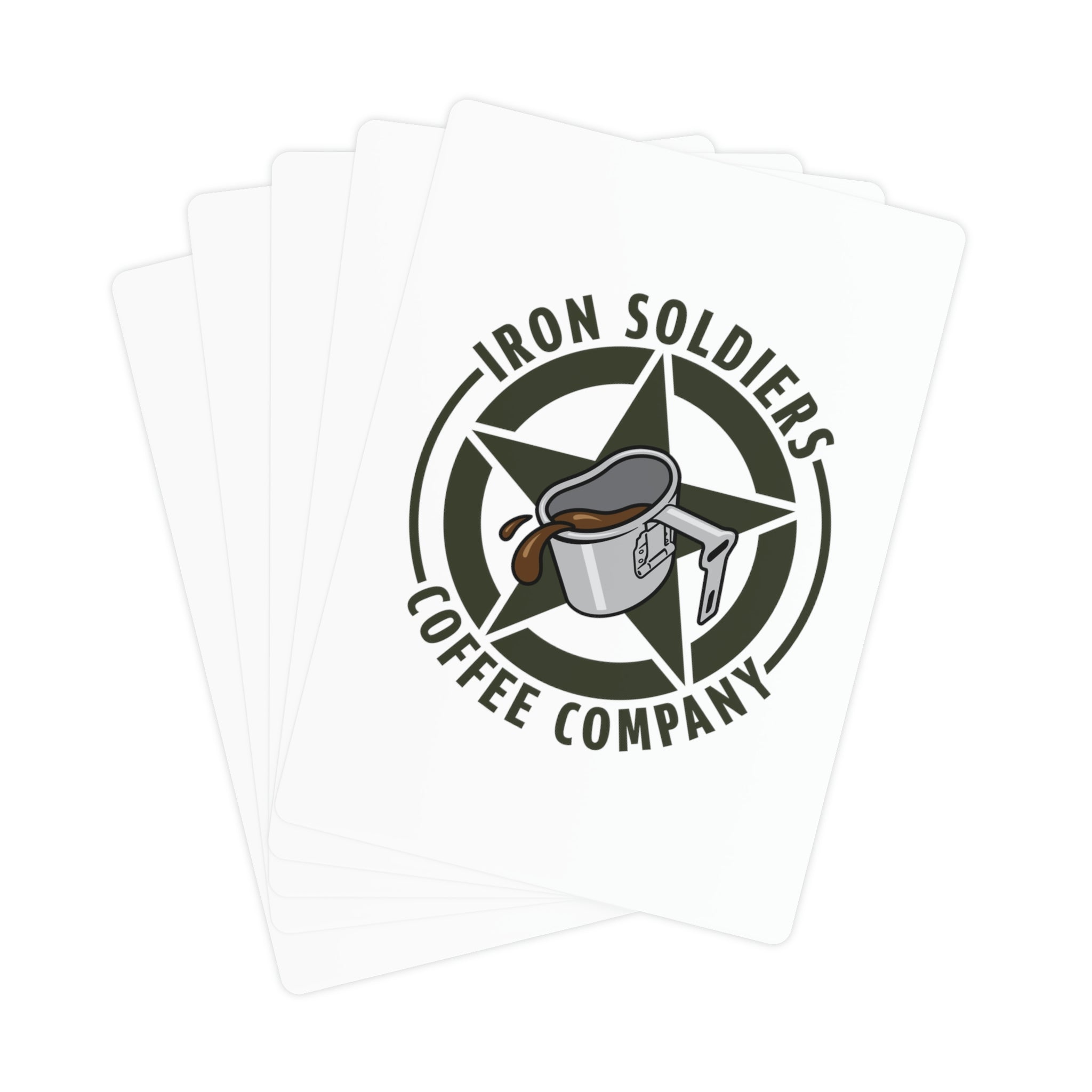 X100 - Iron Soldiers Coffee Poker Cards