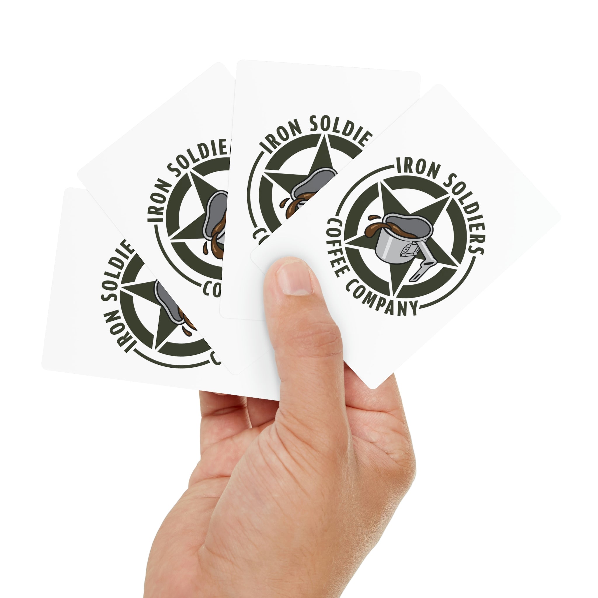 X100 - Iron Soldiers Coffee Poker Cards