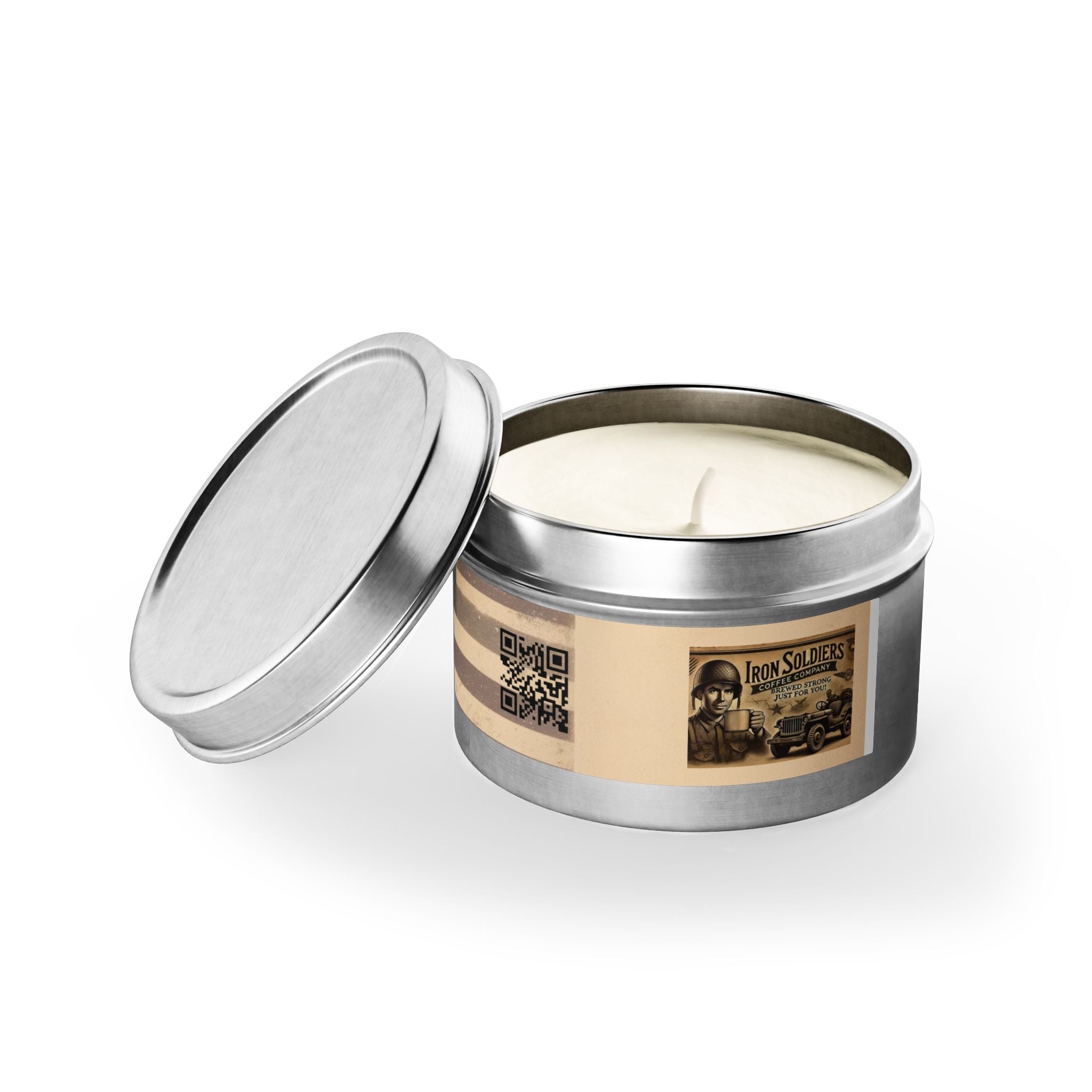 A212 - Iron Soldiers Tin Candles
