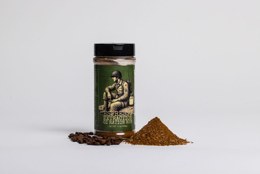 Iron Soldiers GI Ration Rub - Espresso Extraction - All Purpose Espresso Seasoning