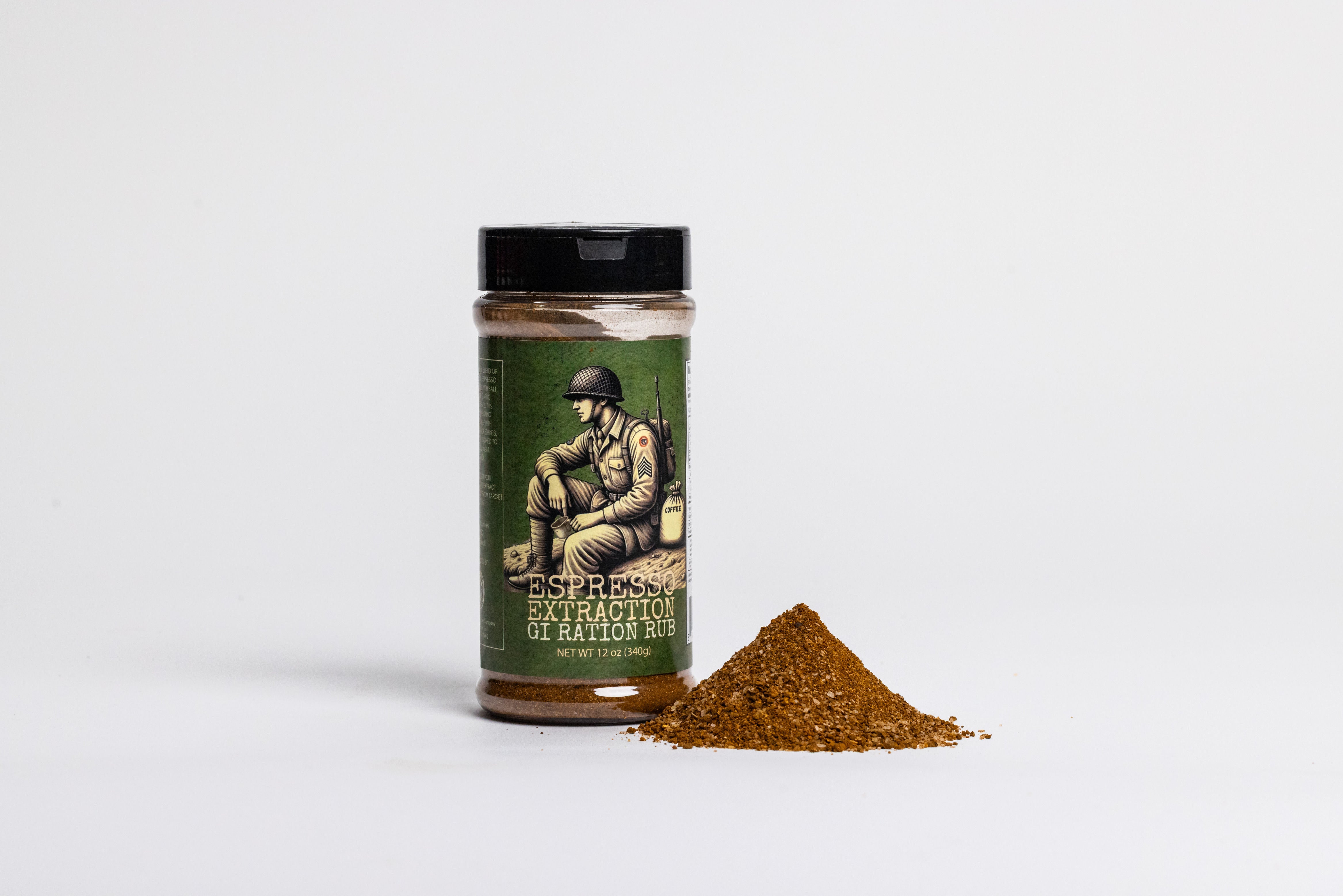 Iron Soldiers GI Ration Rub - Espresso Extraction - All Purpose Espresso Seasoning