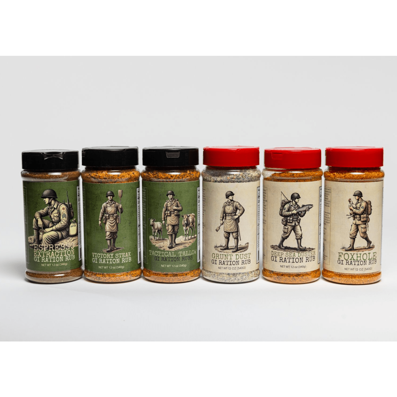 Iron Soldiers GI Ration Rubs - Grill Master Kit