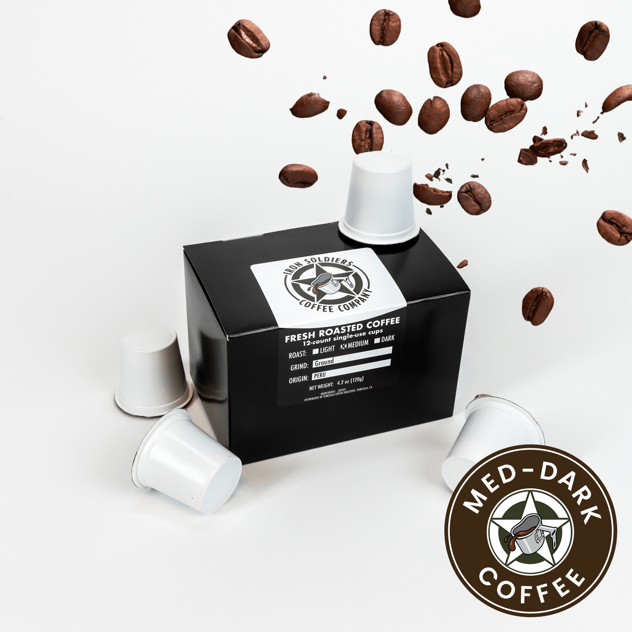 Peru Coffee - Single Serve Coffee Pods - (12 Pack)