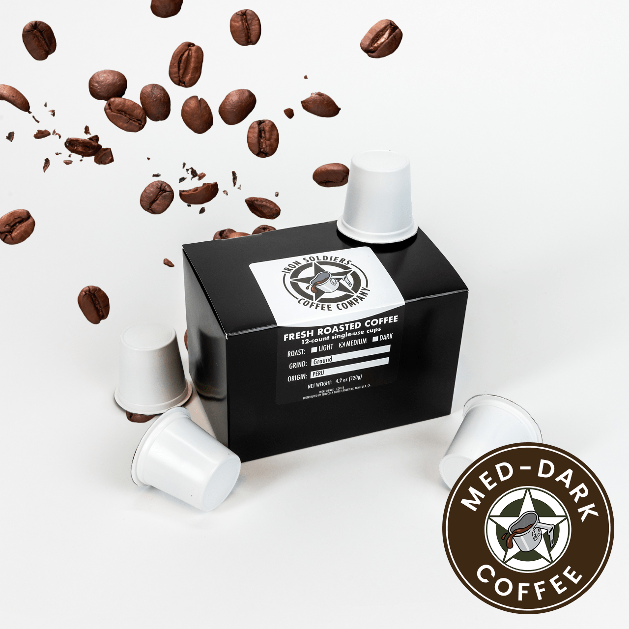 Peru Coffee - Single Serve Coffee Pods - (12 Pack)