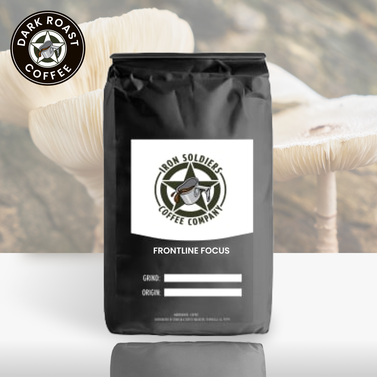 Mushroom Coffee – Frontline Focus Blend (Dark Roast)