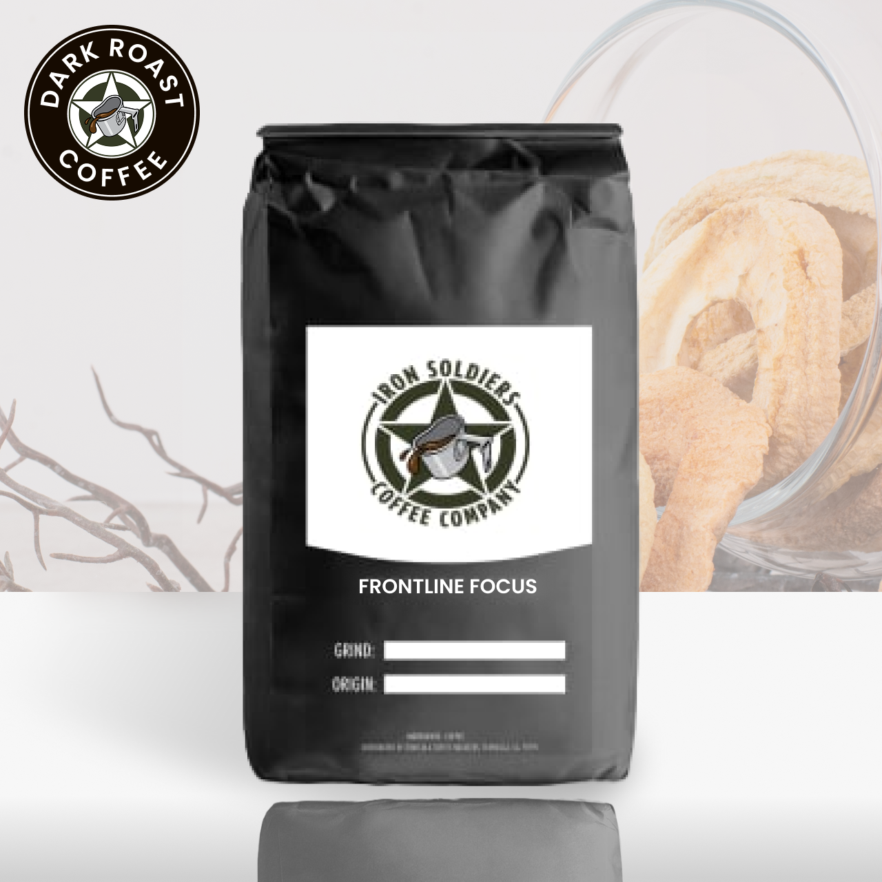 Mushroom Coffee – Frontline Focus Blend (Dark Roast)