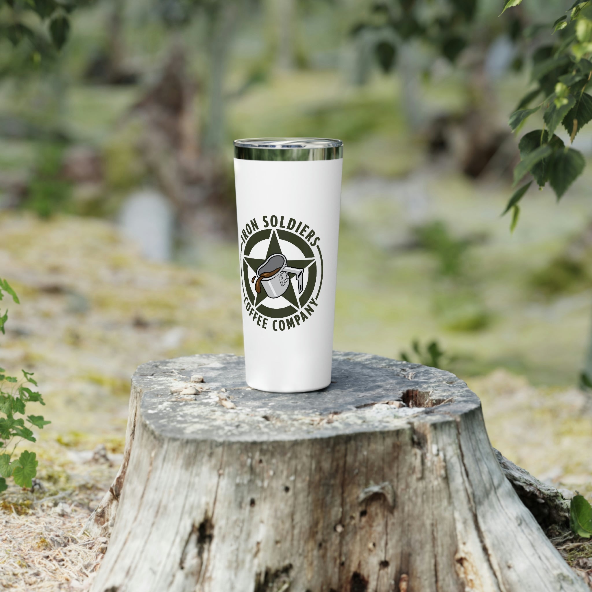 A101 - Iron Soldiers Copper Vacuum Insulated Tumbler, 22oz