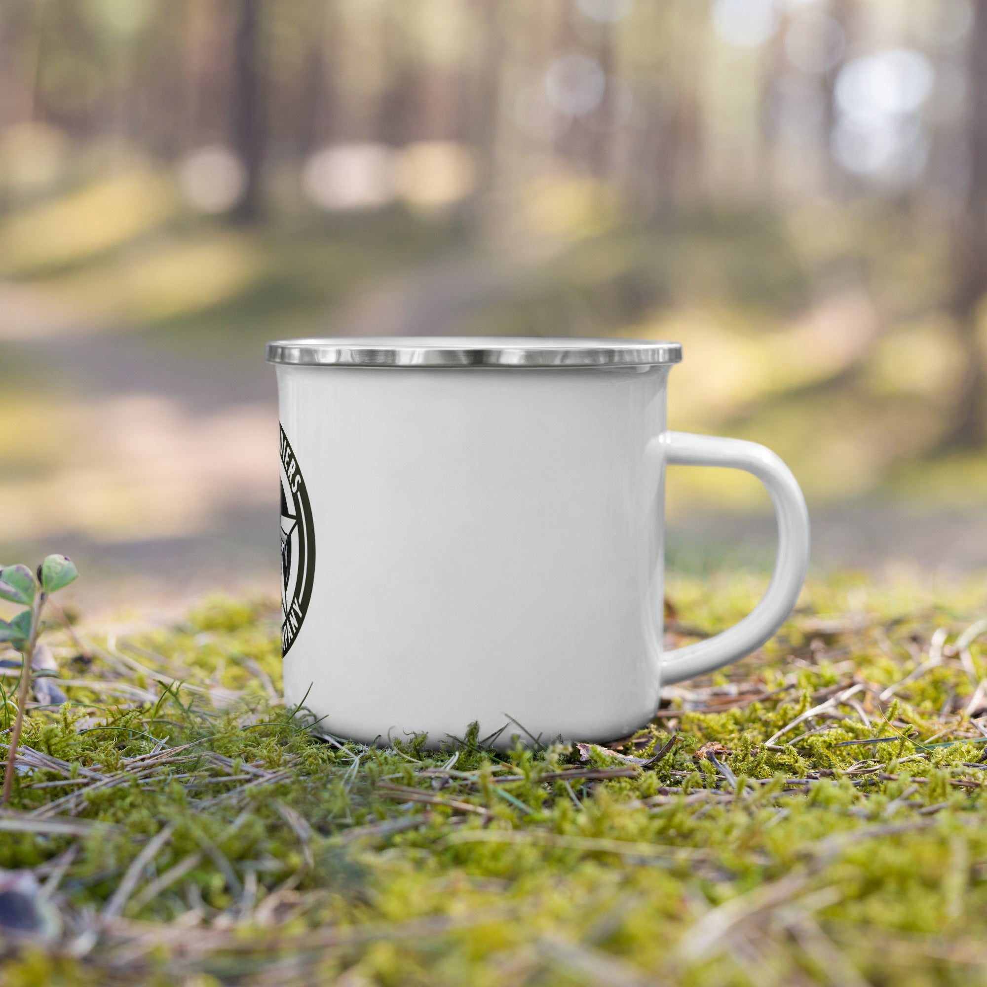 A108 - Iron Soldiers Logo Enamel Mug
